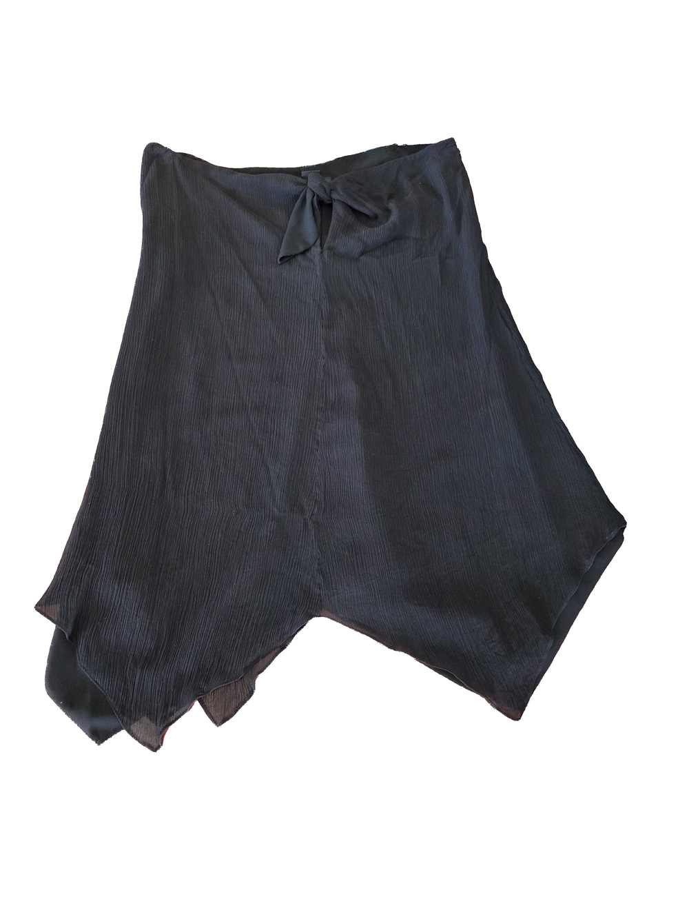 Express Black  Handkerchief Hem Skirt